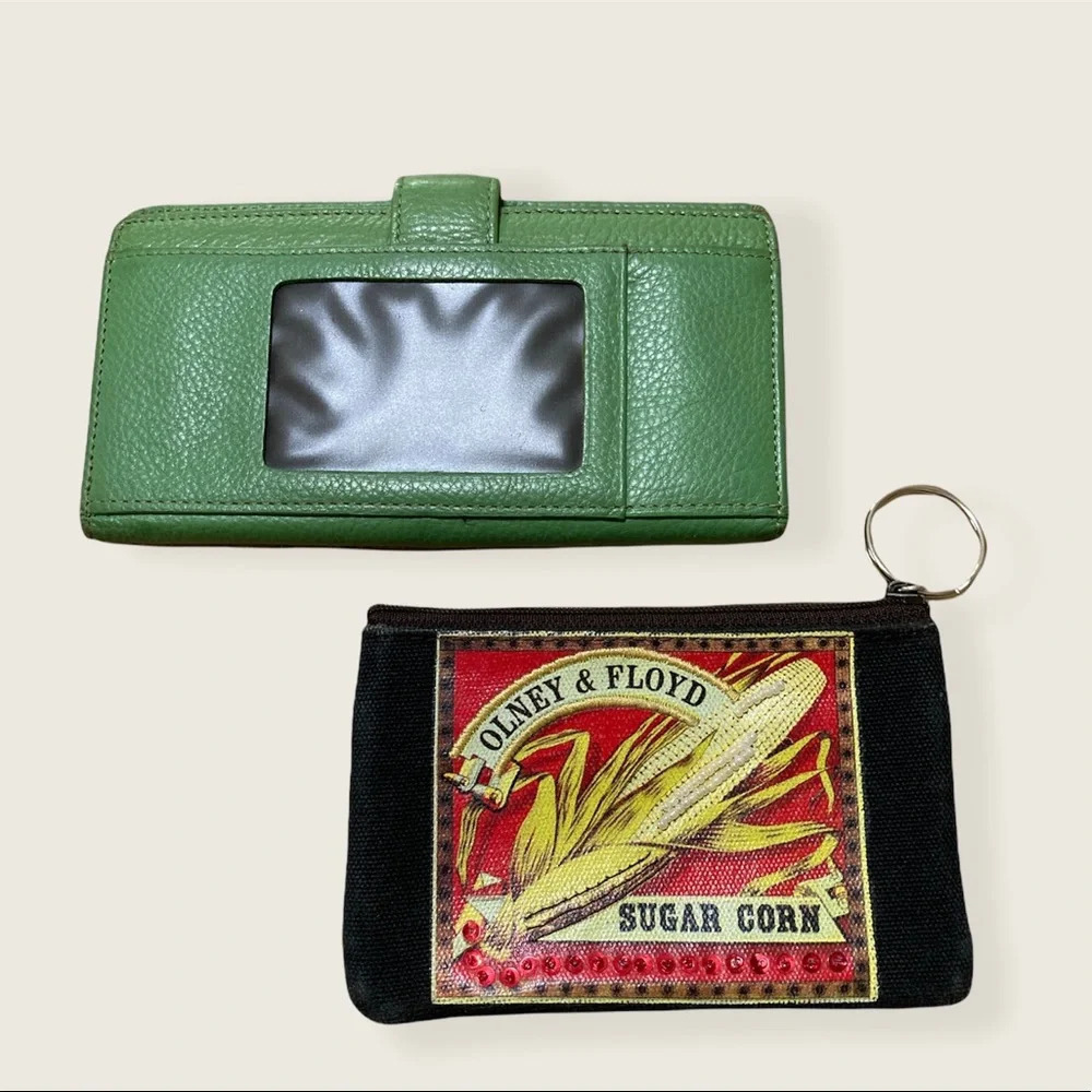 Lot Of 2 Of Wallets Coin Purse & CC Wallets - Picture 3 of 5
